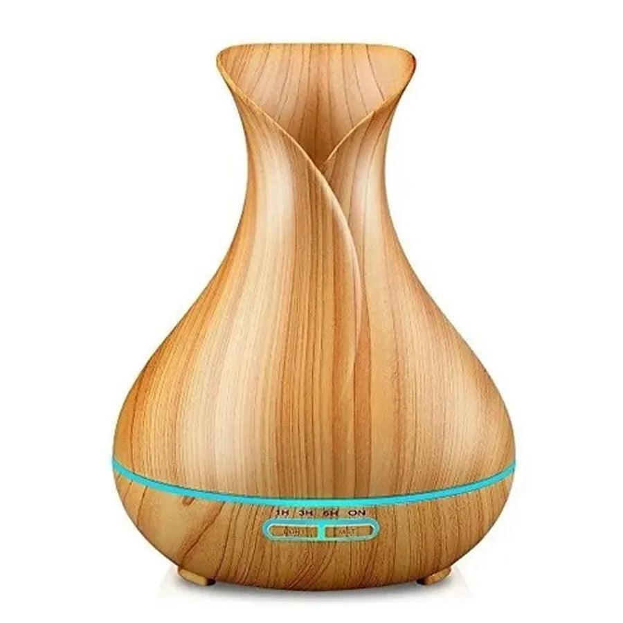 Umidificador Purificador Difusor Aroma Led Usb 400ml Vaso