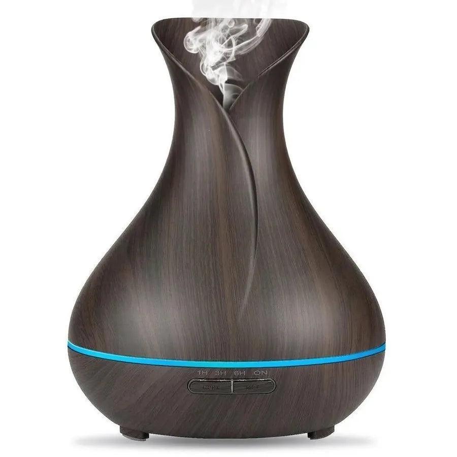 Umidificador Purificador Difusor Aroma Led Usb 400ml Vaso