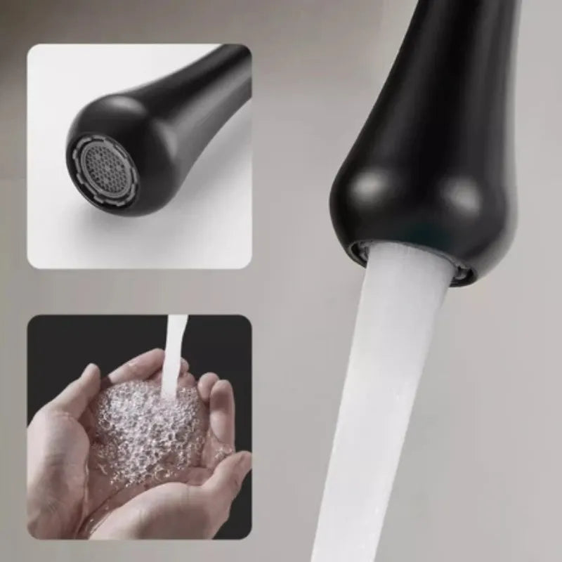 Torneira Banheiro Luxea Monocomando Alta 45cm Inox Premium