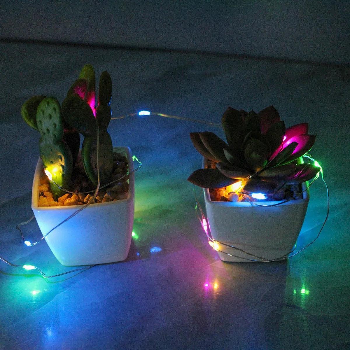 Pisca de LED Fio com Bateria Natal Ano Novo