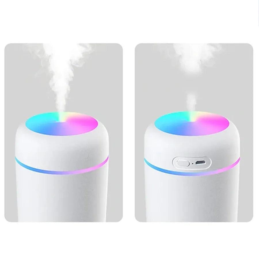 Umidificador H2o Lumen Difusor Usb 300ml Com Led Colorido