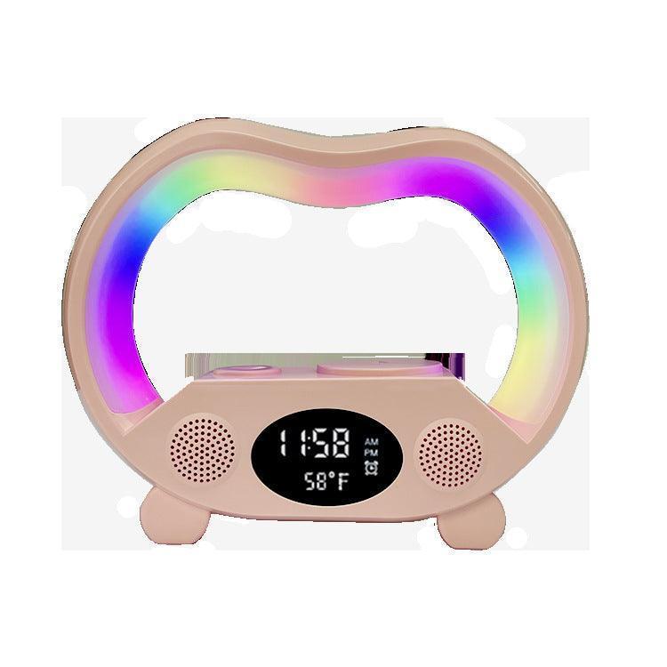 Nova Decoração Inteligente Bluetooth com LED 6 em 1 Carregador sem Fio - Storm Buy