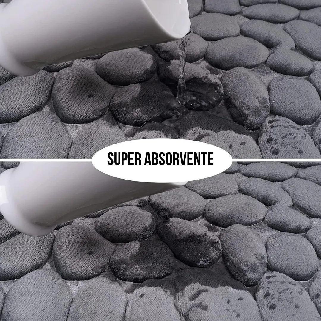 Tapete de Porta Para Banheiro Macio Antiderrapante