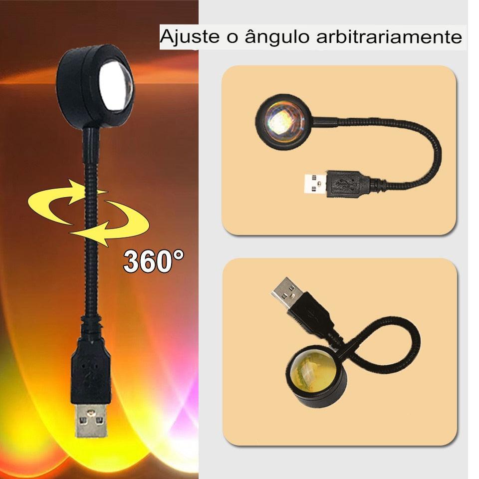 Lâmpada Pôr-do-Sol USB LED - Storm Buy