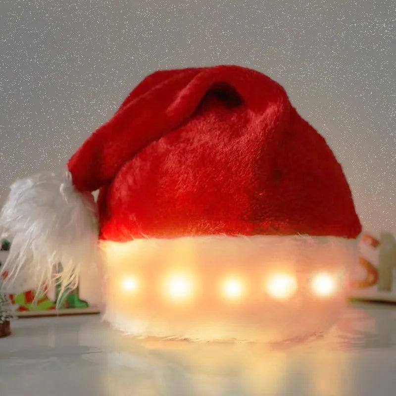 Toca de Papai Noel LED Colorido