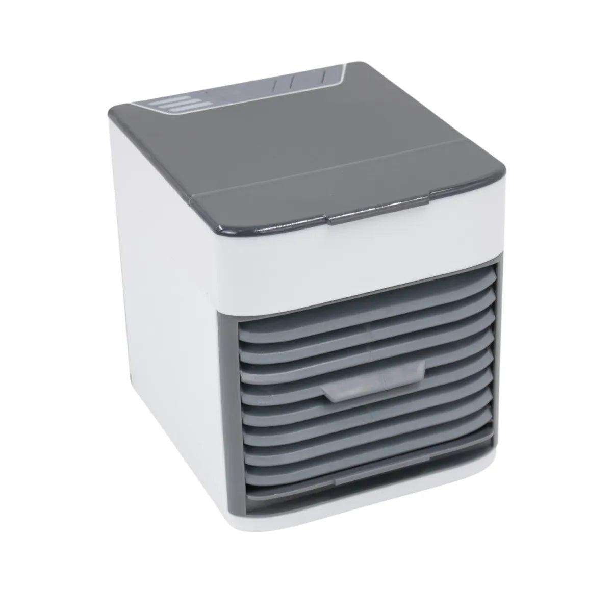 Mini Climatizador De Ar Umidificador Refil P Gelo Refrescar Portátil USB