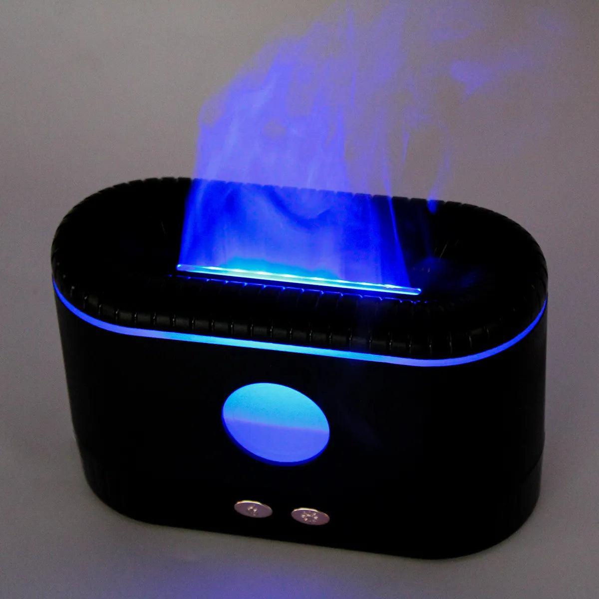 Umidificador De Ar Luminária Fogueira USB