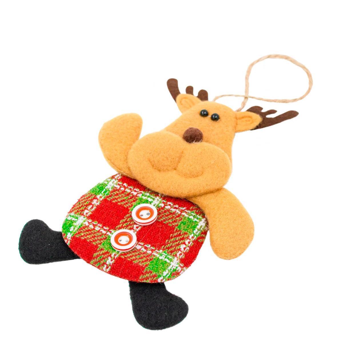 Enfeite Decoração Arvore De Natal Boneco Pendurar Natalino