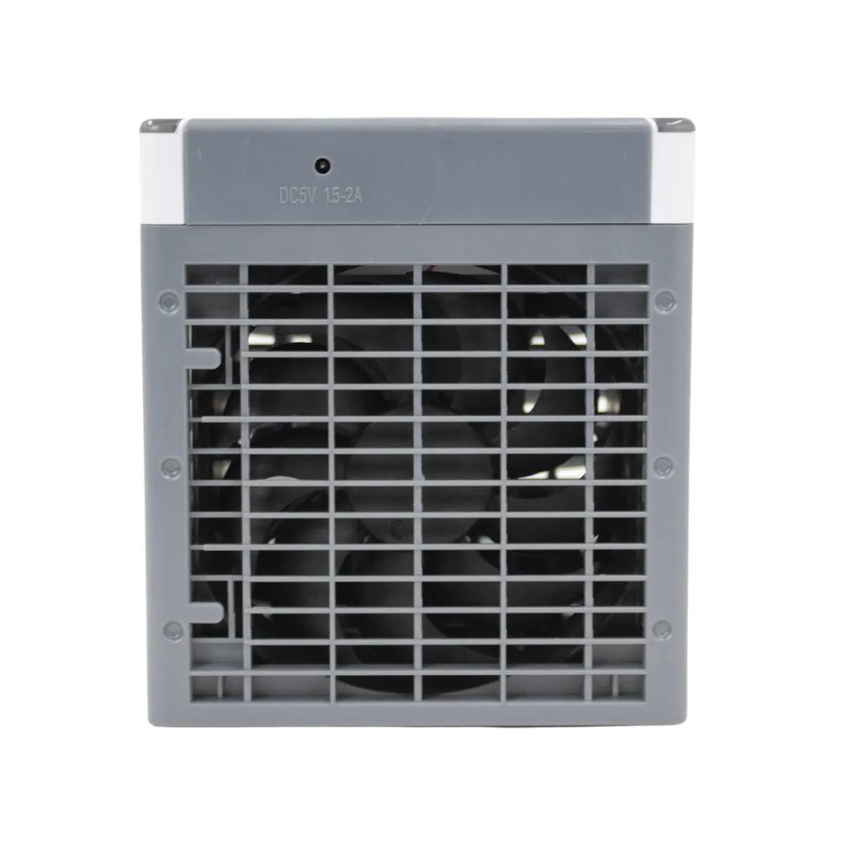 Mini Climatizador De Ar Umidificador Refil P Gelo Refrescar Portátil USB