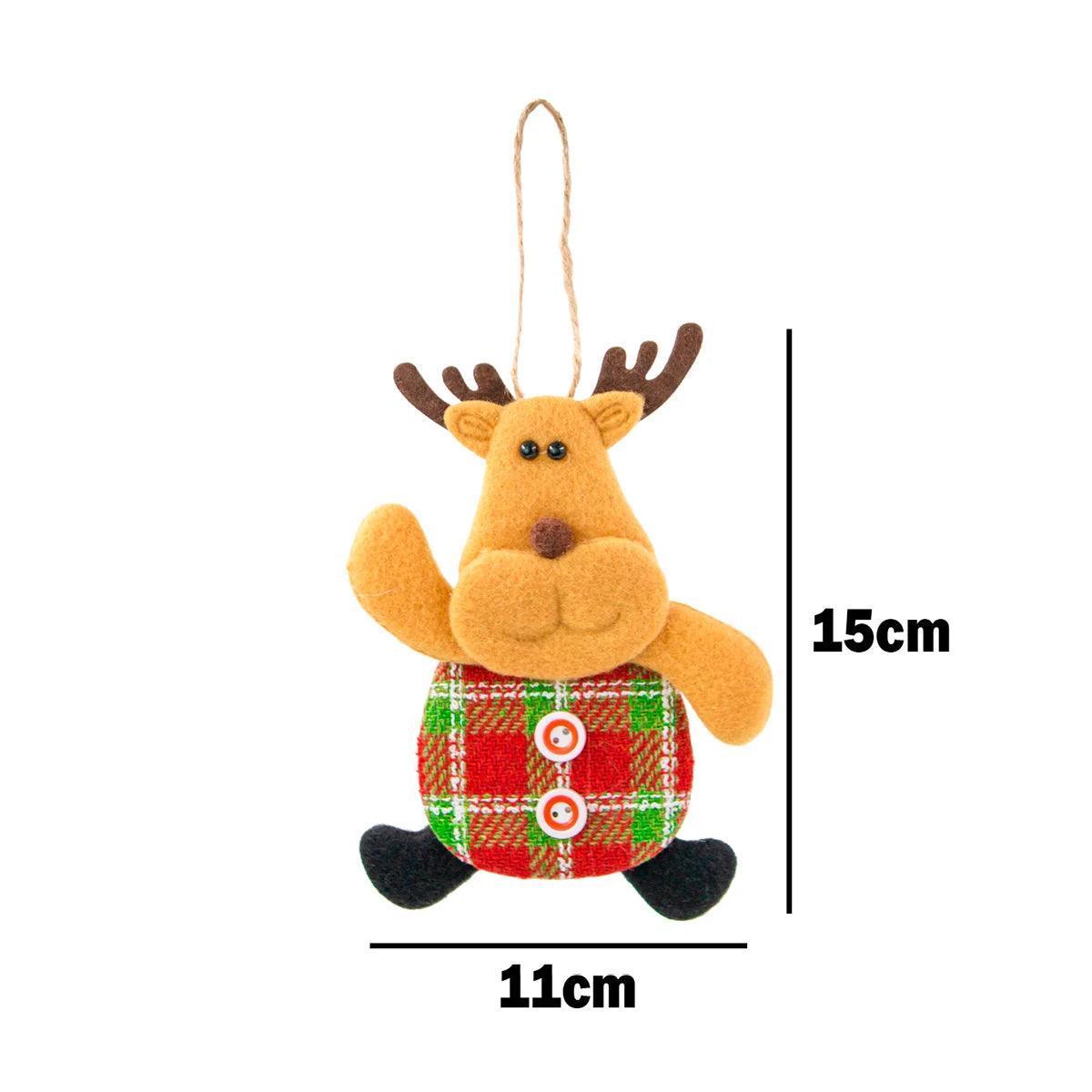 Enfeite Decoração Arvore De Natal Boneco Pendurar Natalino