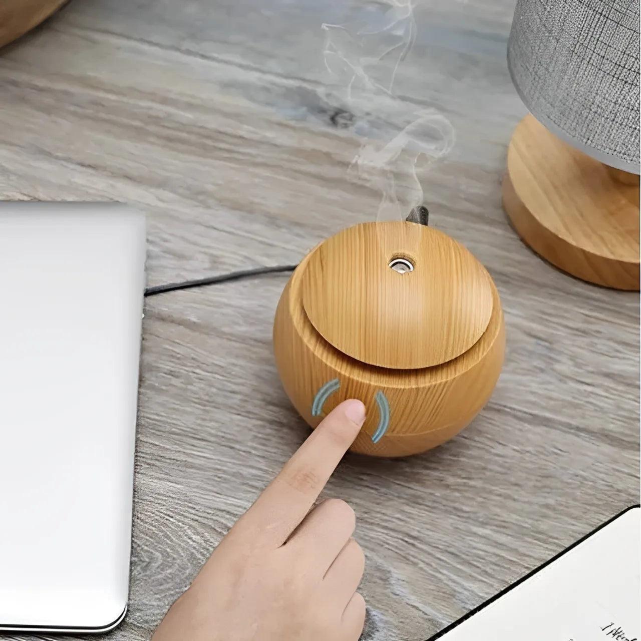 Umidificador Purificador Ambientes Usb Ultrassonico