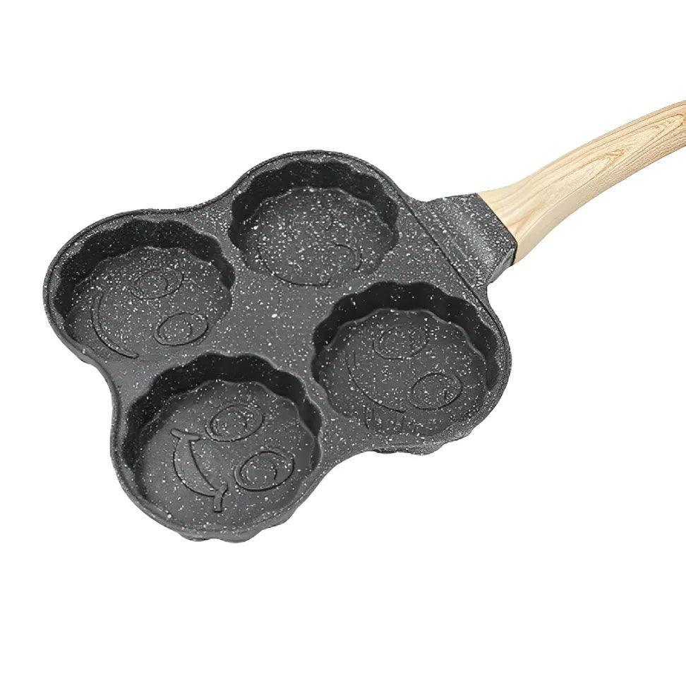 Frigideira 4 Ovos Antiaderente Com Alça Hambúrguer Panqueca