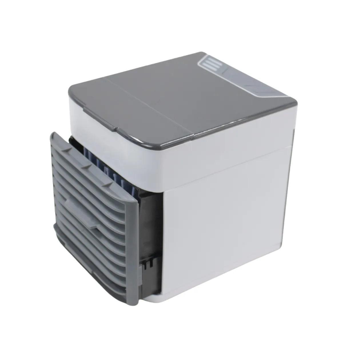 Mini Climatizador De Ar Umidificador Refil P Gelo Refrescar Portátil USB