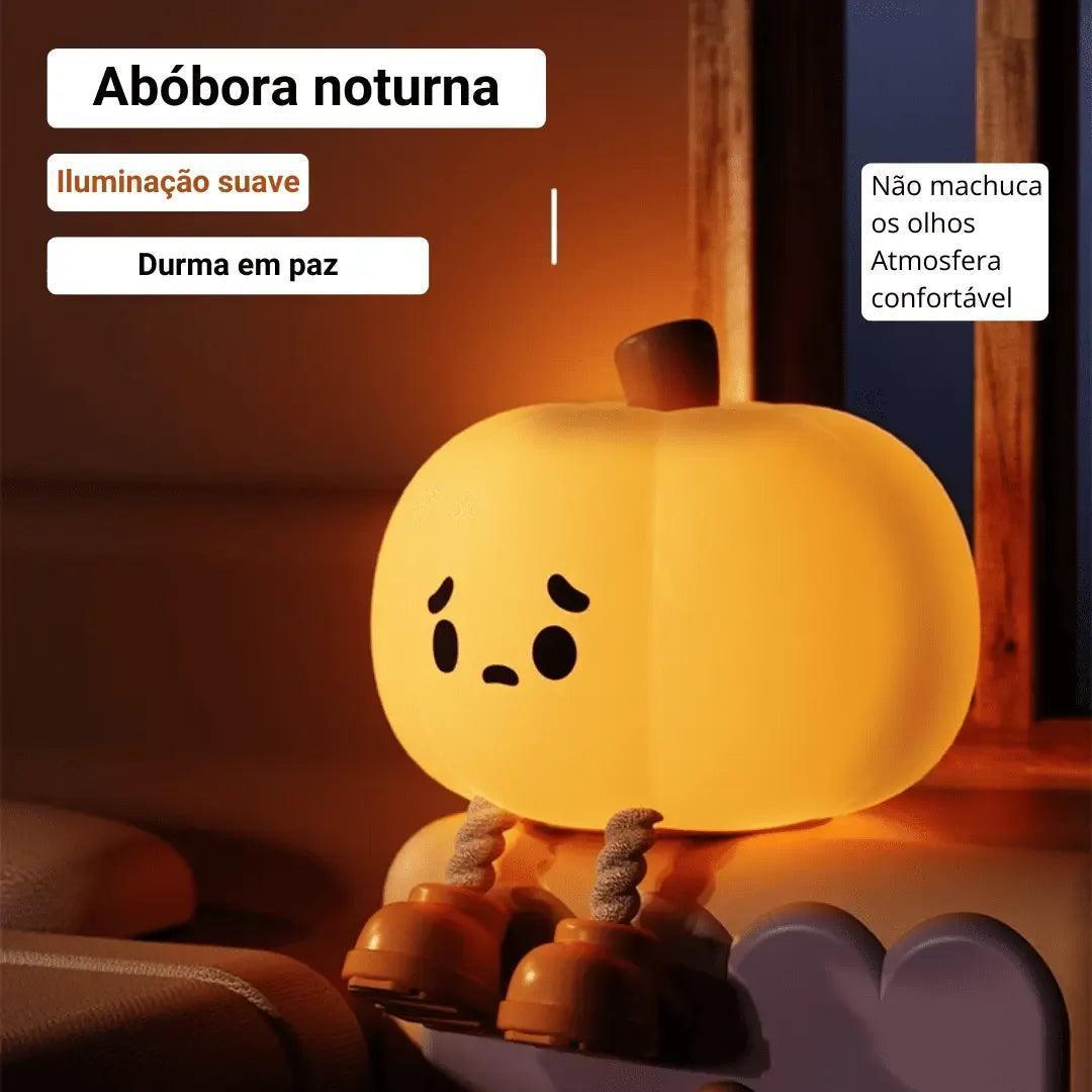 Abajur de Abóbora Noturna