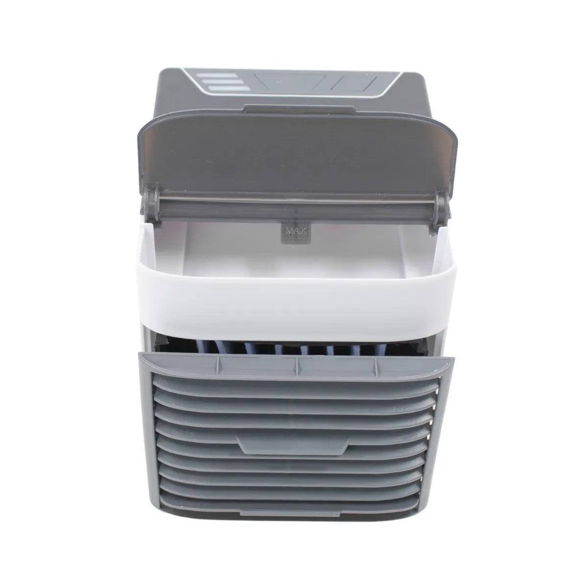 Mini Climatizador De Ar Umidificador Refil P Gelo Refrescar Portátil USB
