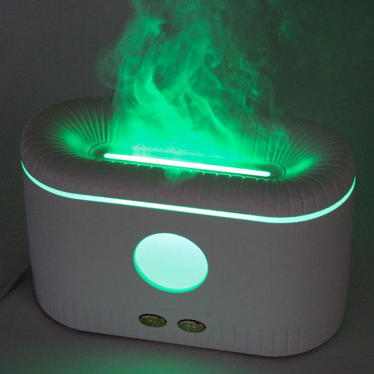 Umidificador De Ar Luminária Fogueira USB