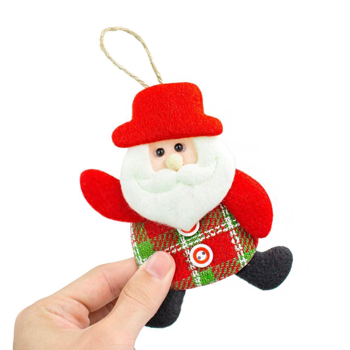 Enfeite Decoração Arvore De Natal Boneco Pendurar Natalino
