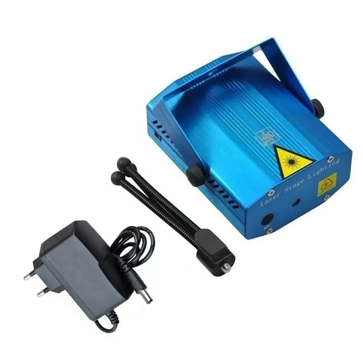 Mini Laser Led Projetor Raio Holográfico Luzes Natal Papai Noel