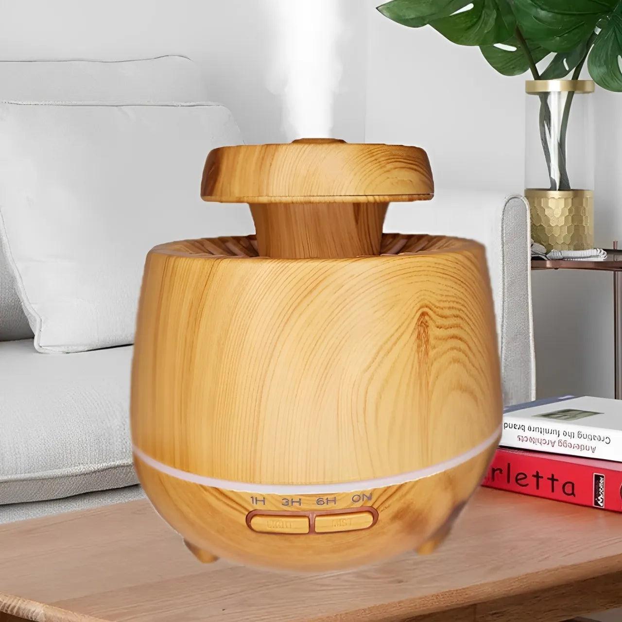 Aromatizador e Umidificador de Ambientes Com 7 Tipos De Luzes De Led 400ML