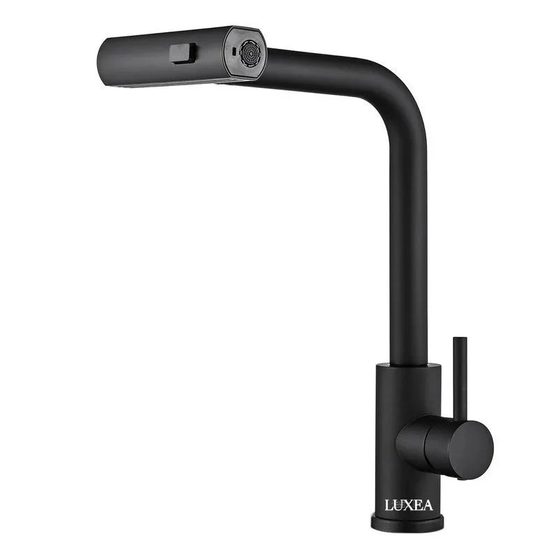 Torneira Cozinha Luxea Gourmet com Jato Cascata e Ducha Flexível