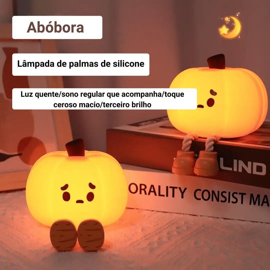 Abajur de Abóbora Noturna