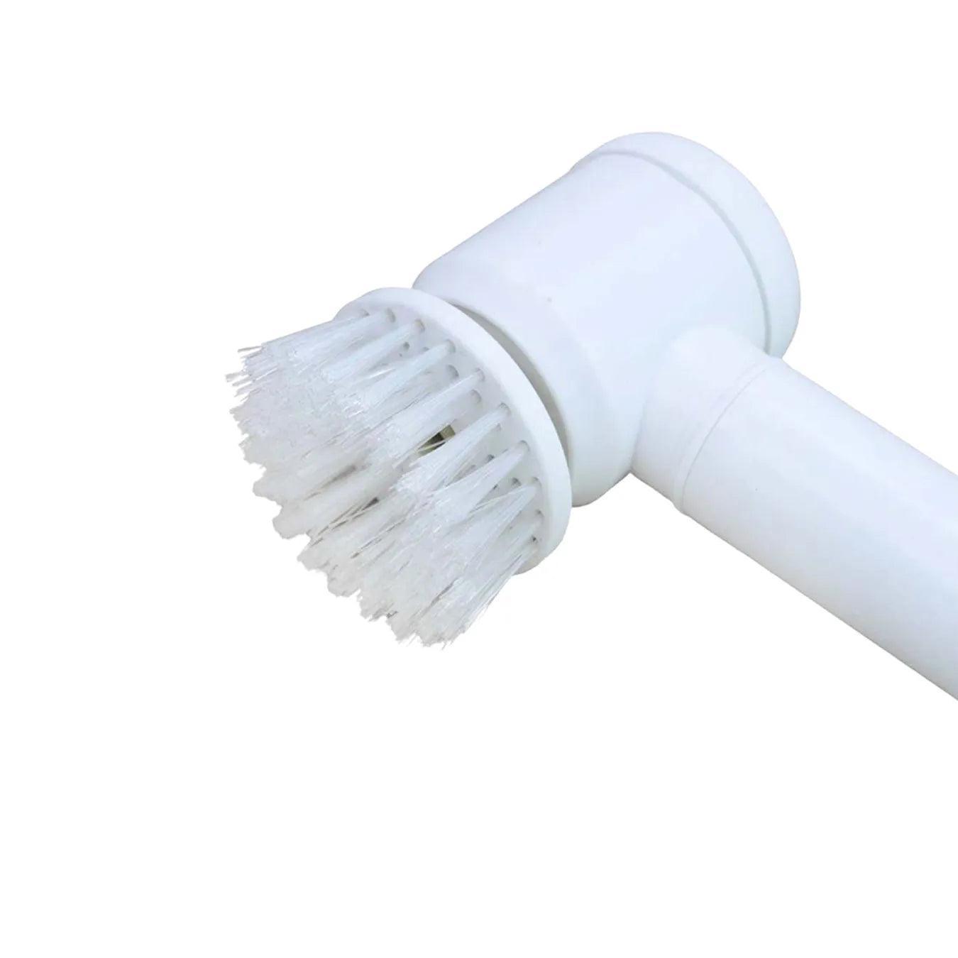 Escova De Limpeza Elétrica Com 3 Cabeças USB Recarregável Giratório Mini