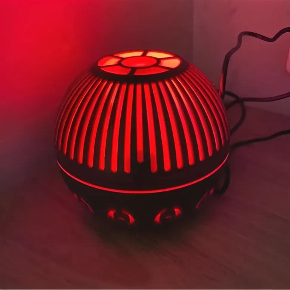 Umidificador Difusor De Aroma Ultrassônico Luz De Led Bola