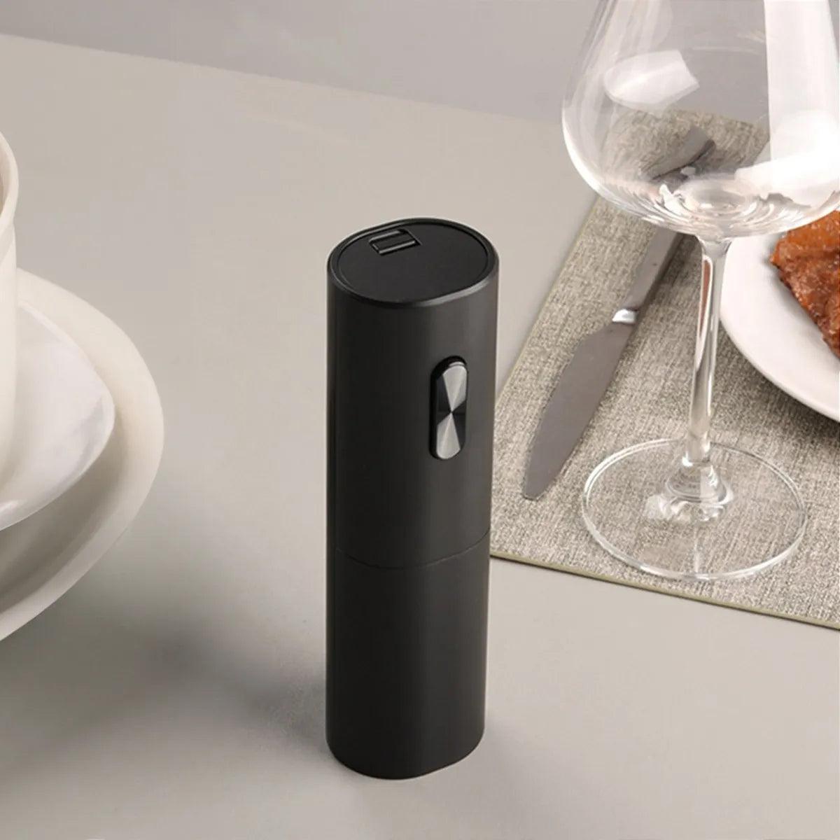 Abridor Vinho Garrafa Automático Elétrico Saca Rolha Pilha