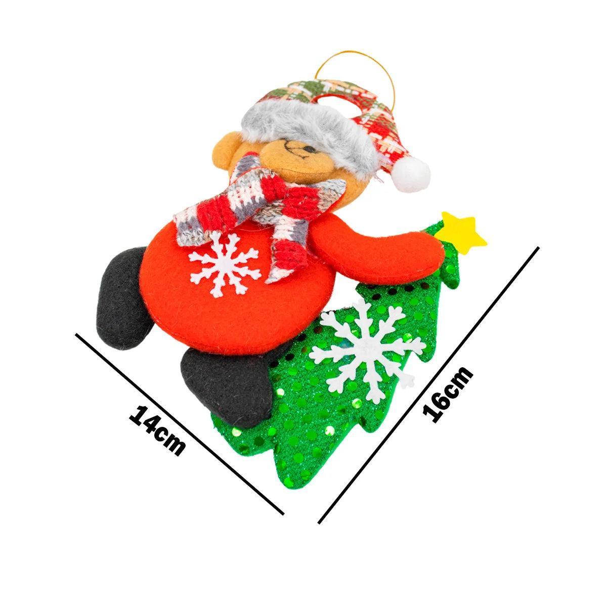 Enfeite Decoração Arvore De Natal Boneco Pendurar Natalino