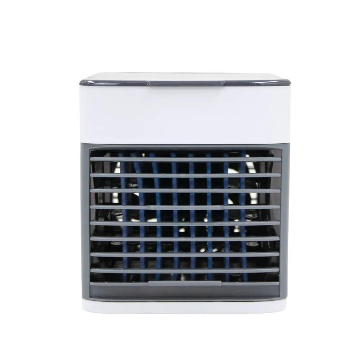 Mini Climatizador De Ar Umidificador Refil P Gelo Refrescar Portátil USB