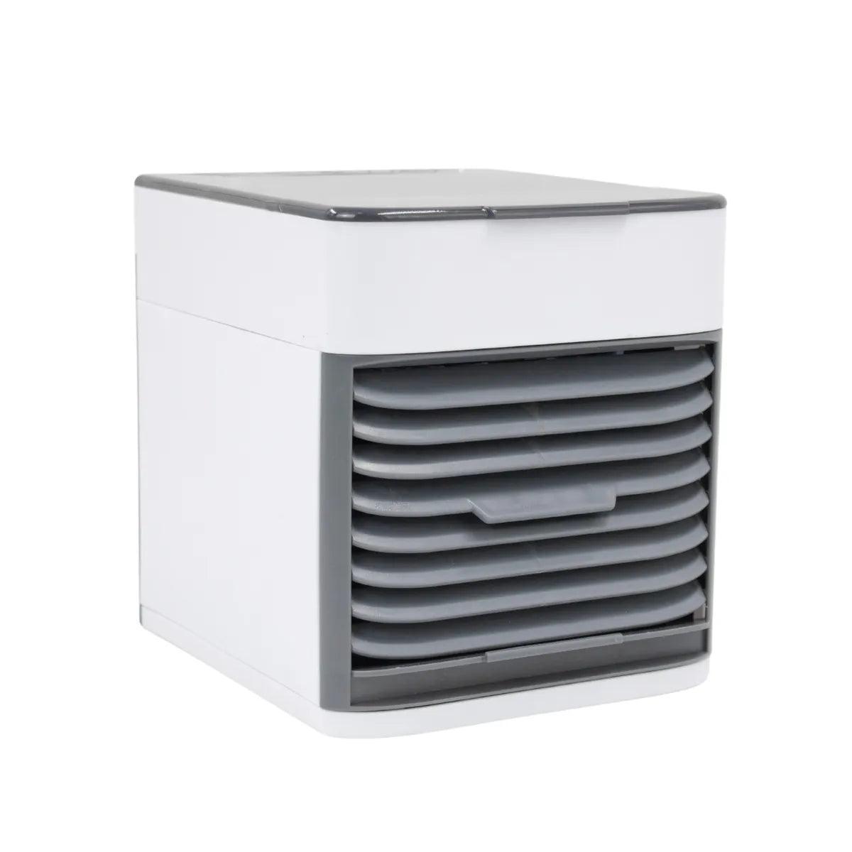 Mini Climatizador De Ar Umidificador Refil P Gelo Refrescar Portátil USB
