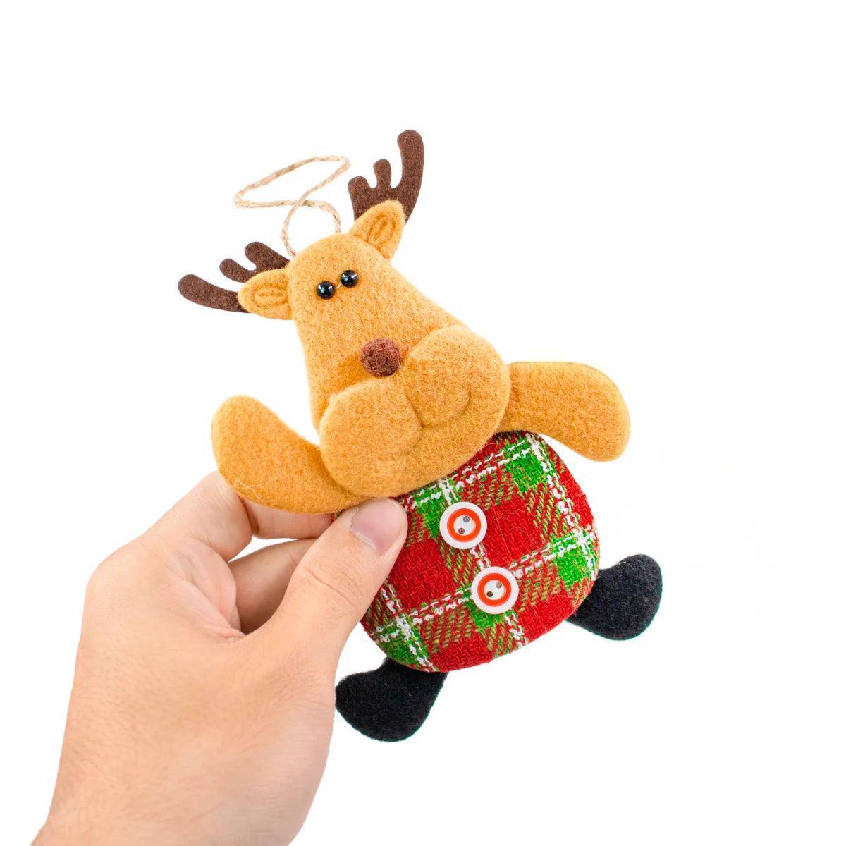 Enfeite Decoração Arvore De Natal Boneco Pendurar Natalino