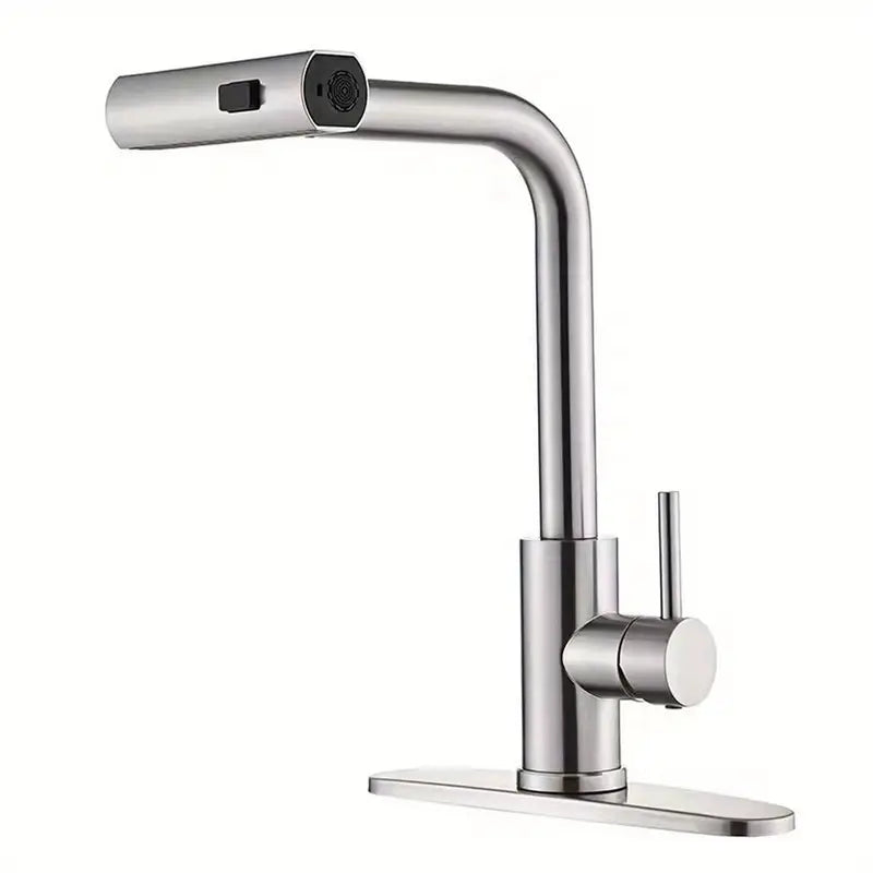 Torneira Cozinha Luxea Gourmet com Jato Cascata e Ducha Flexível