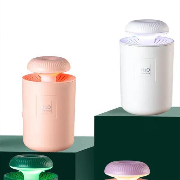 Umidificador Aromatizador Portátil USB Com Luz De Led