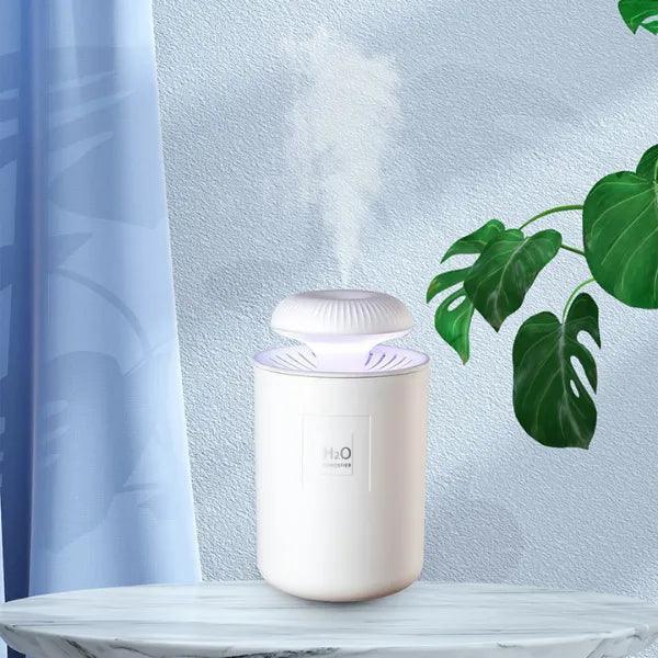 Umidificador Aromatizador Portátil USB Com Luz De Led