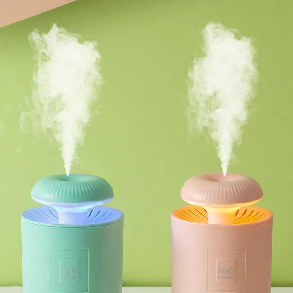 Umidificador Aromatizador Portátil USB Com Luz De Led