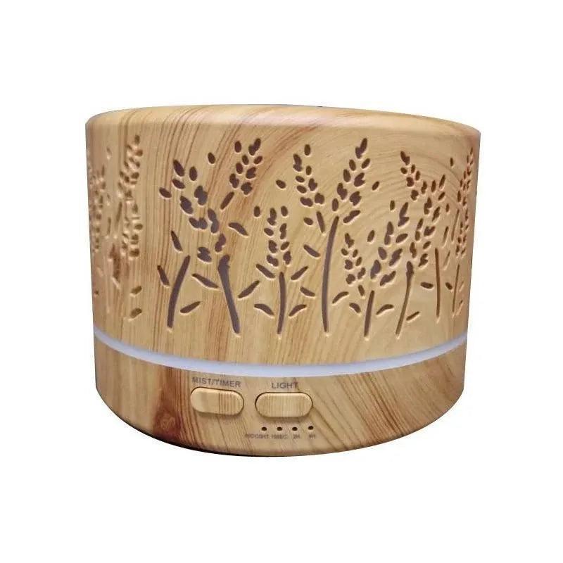Difusor Aroma Umidificador Madeira Florido C Controle Remoto