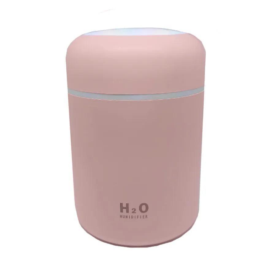 Umidificador H2o Lumen Difusor Usb 300ml Com Led Colorido