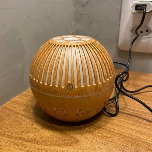 Umidificador Difusor De Aroma Ultrassônico Luz De Led Bola