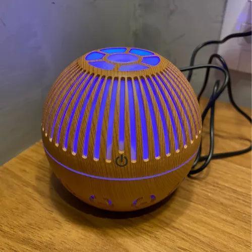 Umidificador Difusor De Aroma Ultrassônico Luz De Led Bola