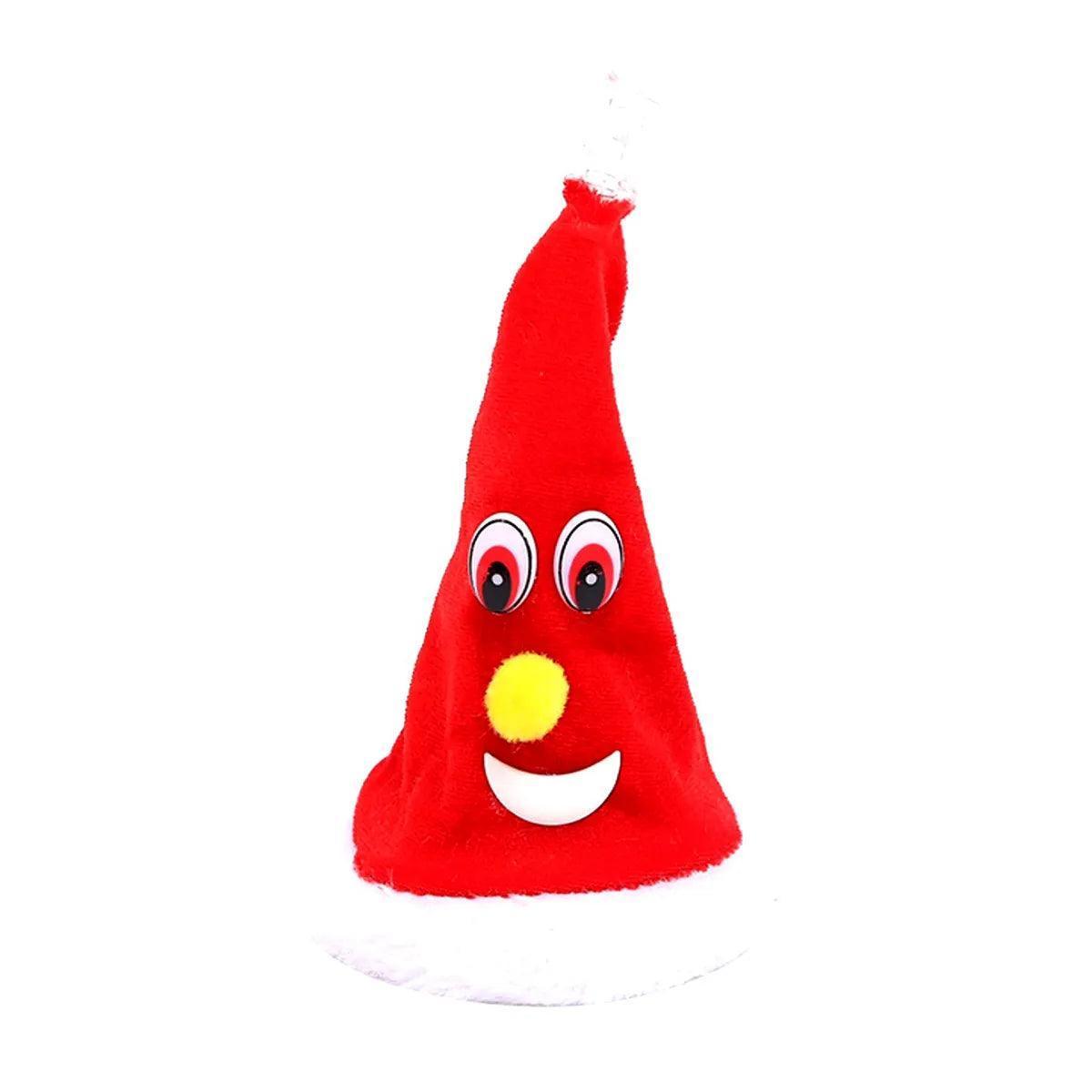 Mini Arvore De Natal Gorro Canta Dança Enfeite Decoração