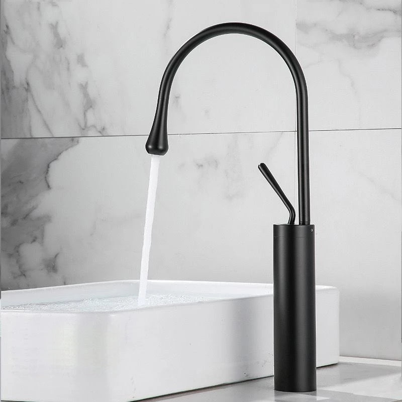Torneira Banheiro Luxea Monocomando Alta 45cm Inox Premium