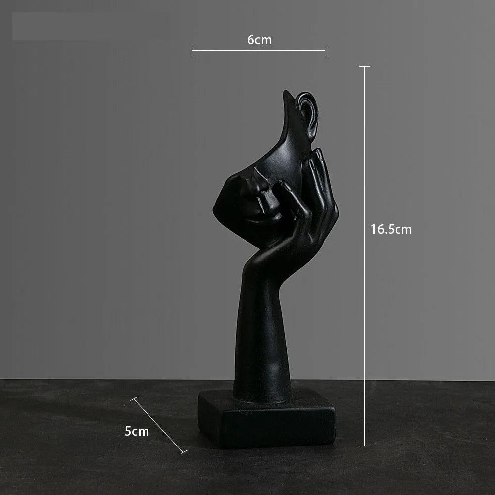 Estatueta rosto em máscara