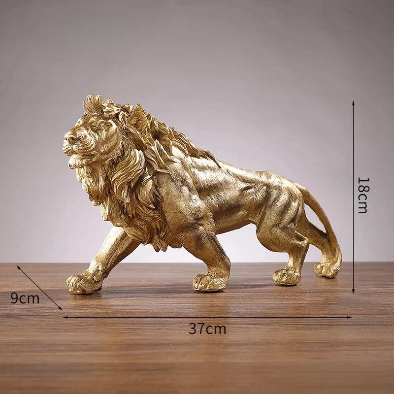 Estátua Rei Leão Dourado