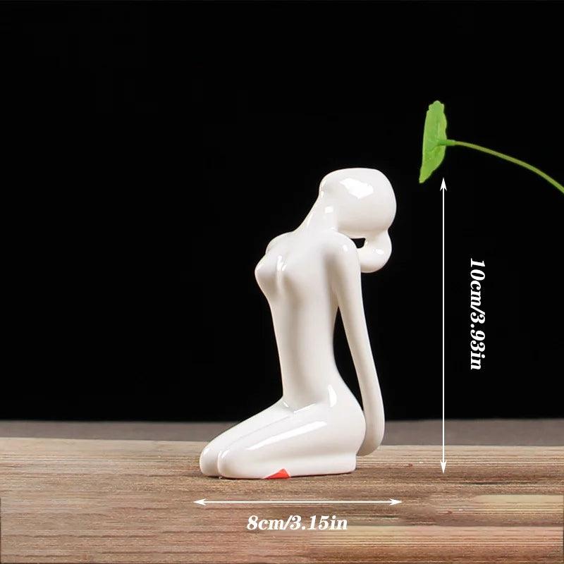 Estatueta de Cerâmica Poses de Yoga