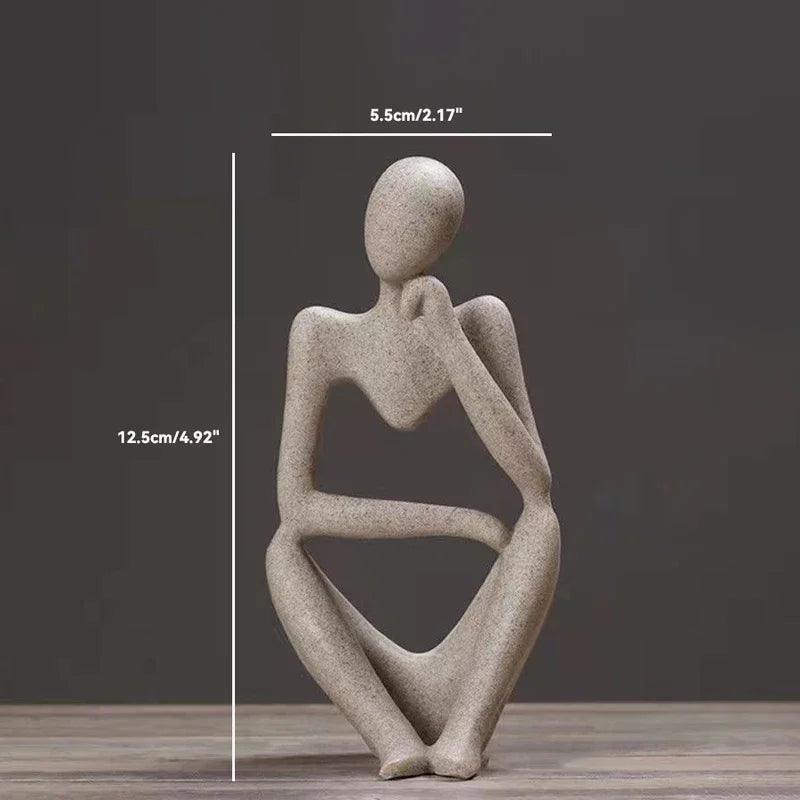 Escultura O Pensador Escultura Abstrata