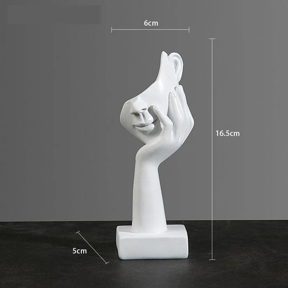 Estatueta rosto em máscara