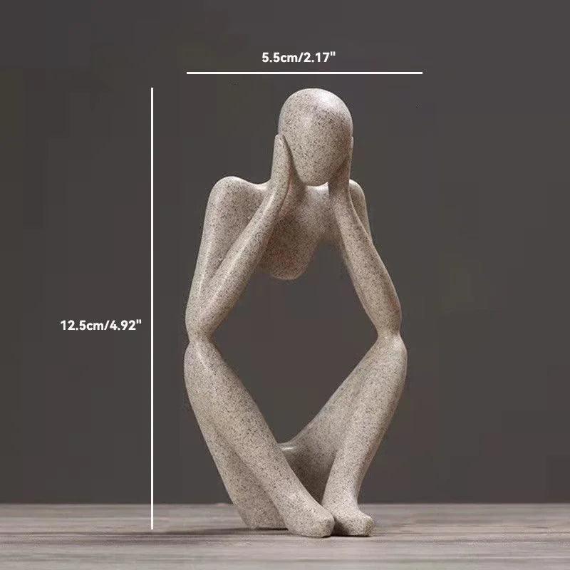 Escultura O Pensador Escultura Abstrata
