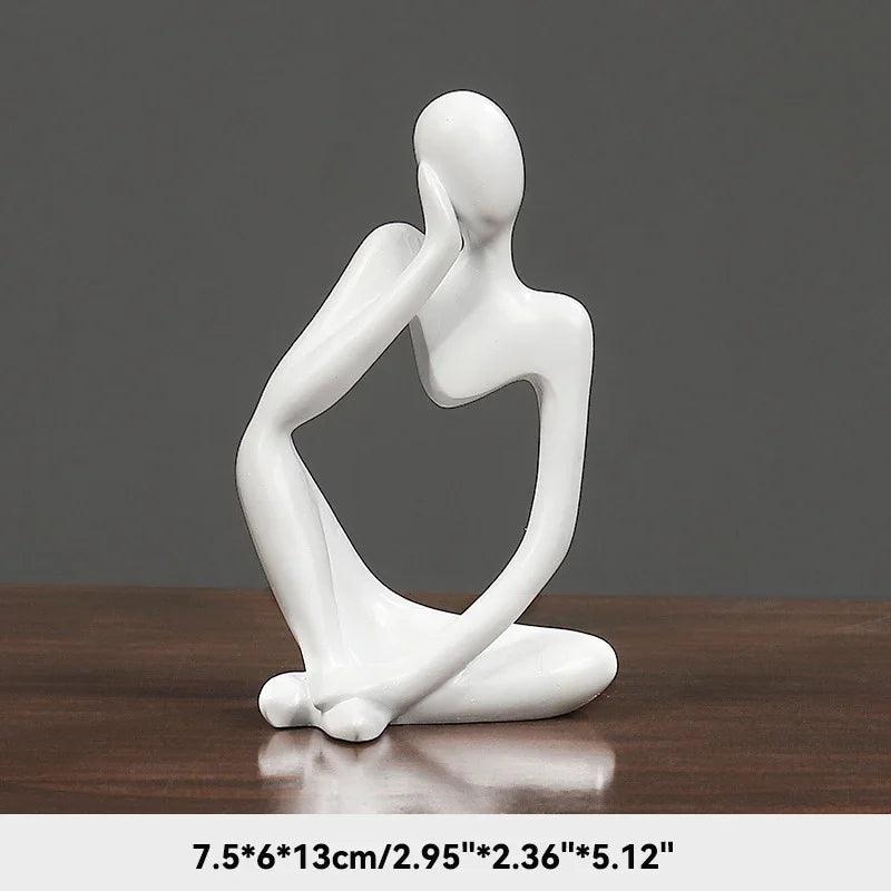 Escultura O Pensador Escultura Abstrata
