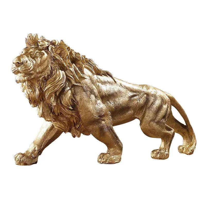 Estátua Rei Leão Dourado